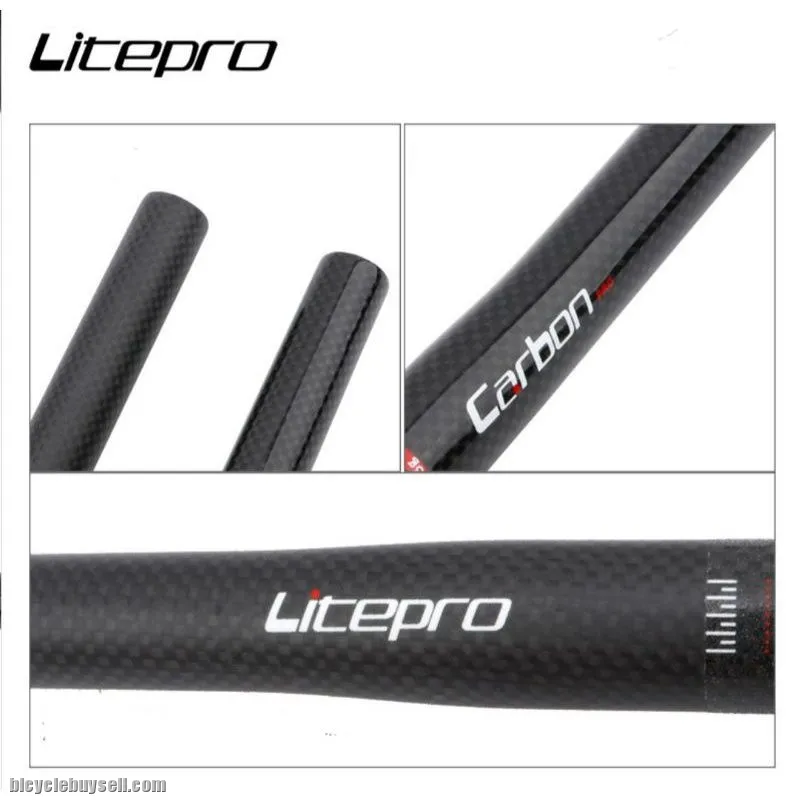 Litepro Full Carbon Straight Carbon Pro Carbon Fiber Handlebar folding bike camp xds crossmac trs j