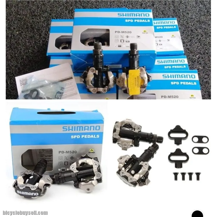 SALE ðŸ‘ 100% Original Shimano pedal clips pd m520 sealbearing mtb bike