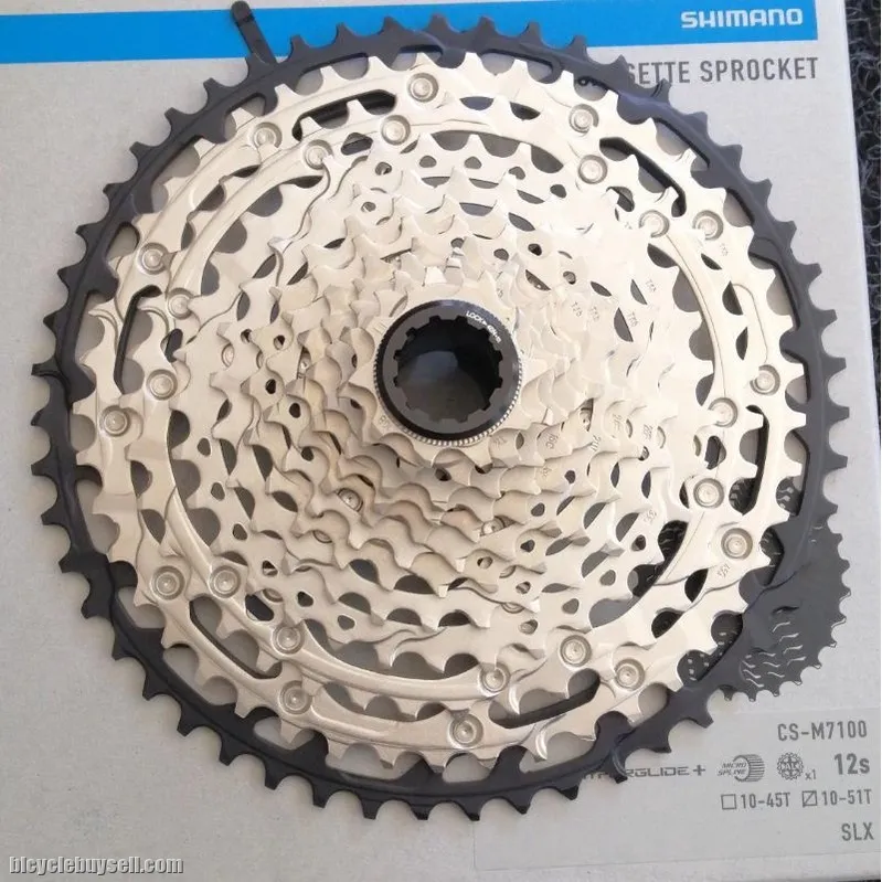 100% original Shimano slx m7100 12sp cassette sprocket for mtb bike 10-51t