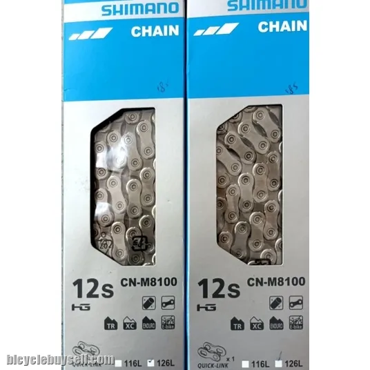 100% Original Shimano xt /ultegra chain cn-M8100 quick-link 12speed chain 126L