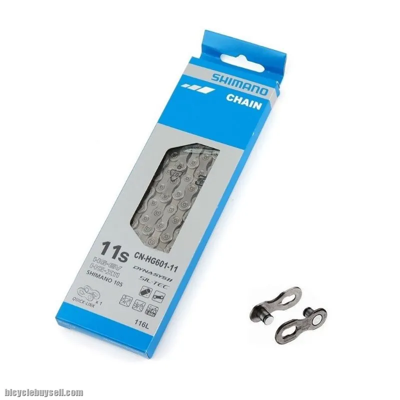 SHIMANO 105 Road/ MTB Chain CN-HG601 ICNHG60111116Q /ICNHG60111126Q (11 Speed) (126 Links)