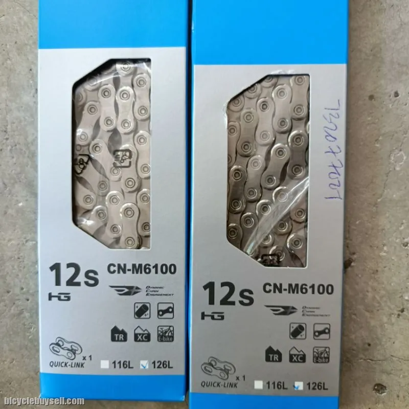 100% Original shimano deore chain 12speed quick-link 126L