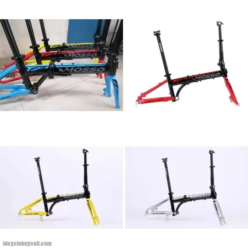 taiwan 20â€ mosso f3 alu folding bike frame frameset