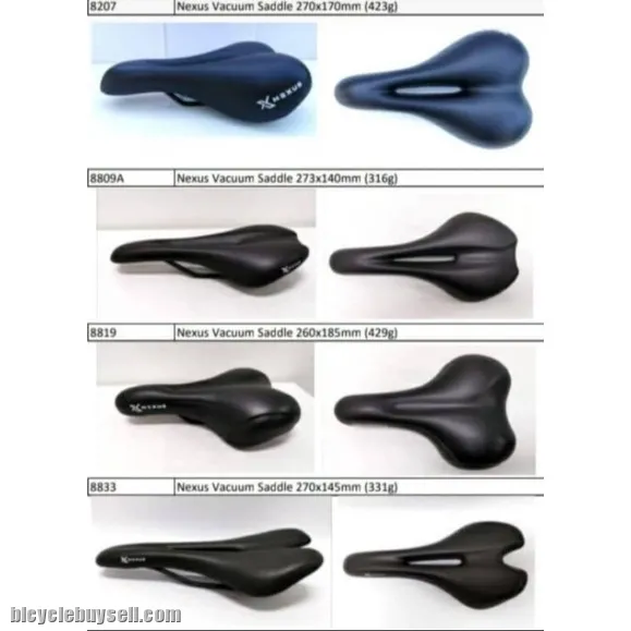 Nexus Foam Vacuum Saddle best for folding bike camp java crossmac trs