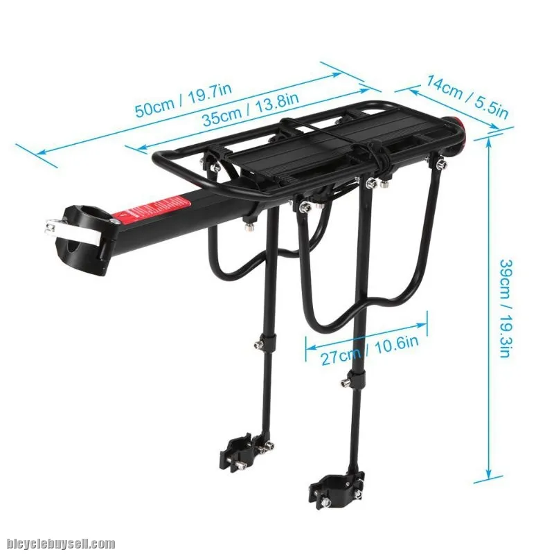 Bike carrier adjustable bicycle rear carrier for mtb bike back seat