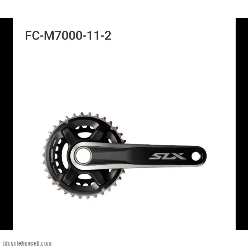 100% original shimano SLX HOLLOWTECH II MTB bike Crankset 2x11speed