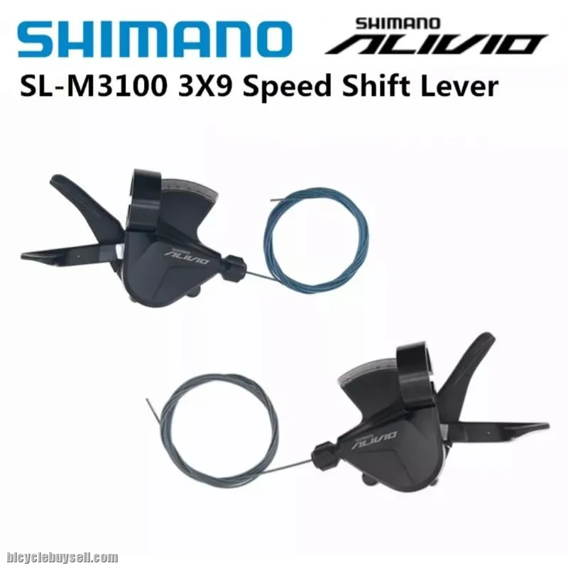 Shimano Shifter alivio m3100 3x9sp / 2x9sp 9speed For mtb / folding bike / mini velo - tinggi grade