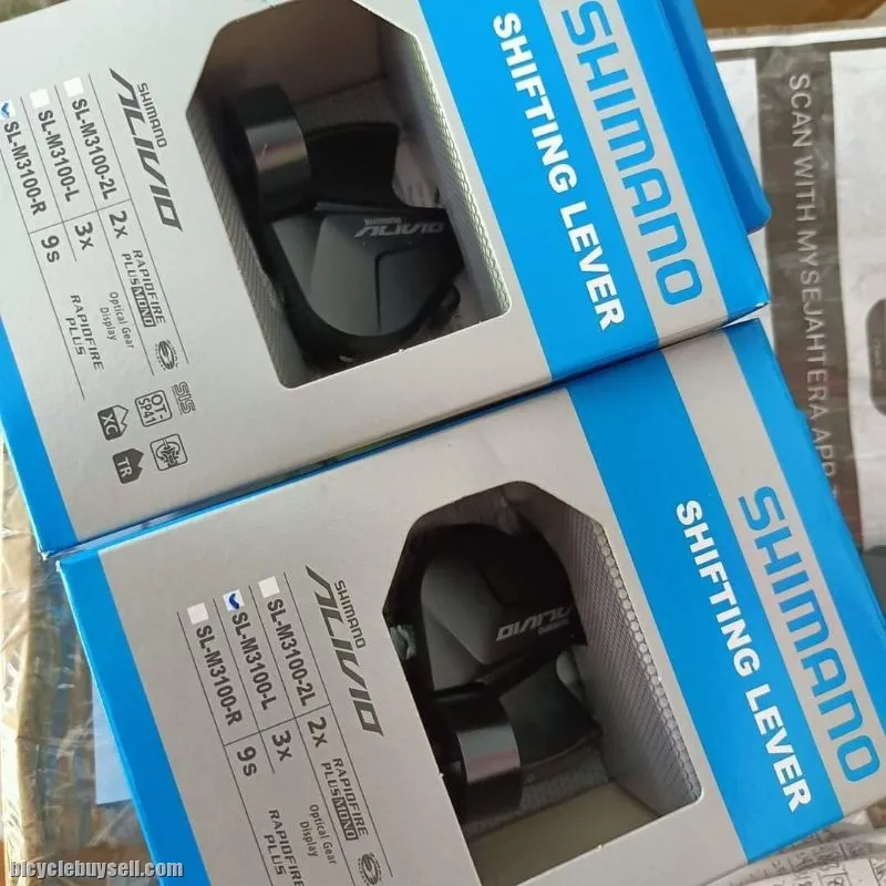 Shimano Shifter alivio m3100 3x9sp / 2x9sp 9speed For mtb / folding bike / mini velo - tinggi grade