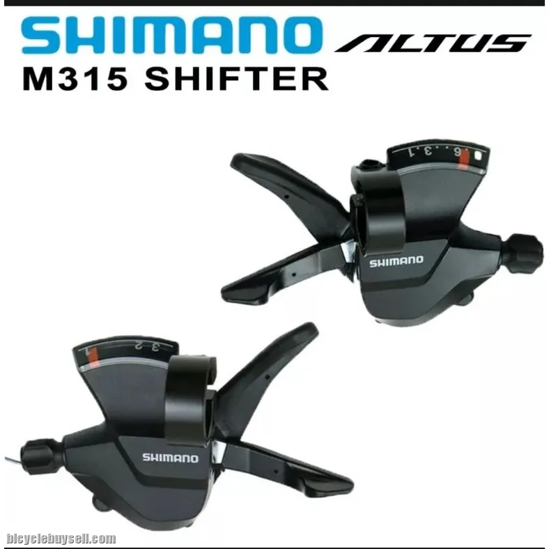 100% new ori shimano m315 altus shifter 3s x 8s for mtb / folding bike / mini velo