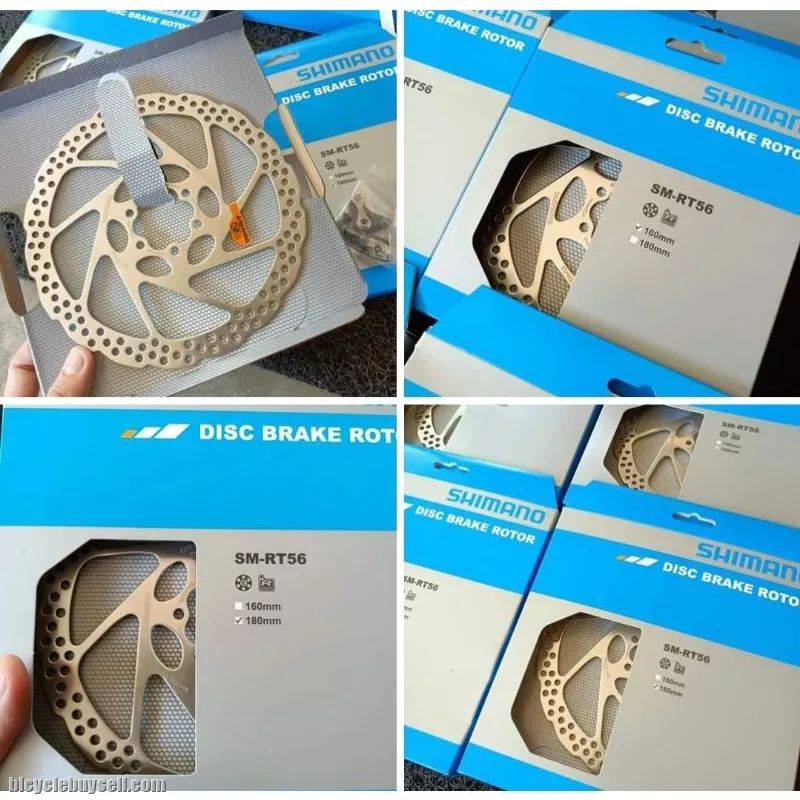 SHIMANO DEORE DISC BRAKE ROTOR SM-RT56 6 BOLT 160mm 180mm