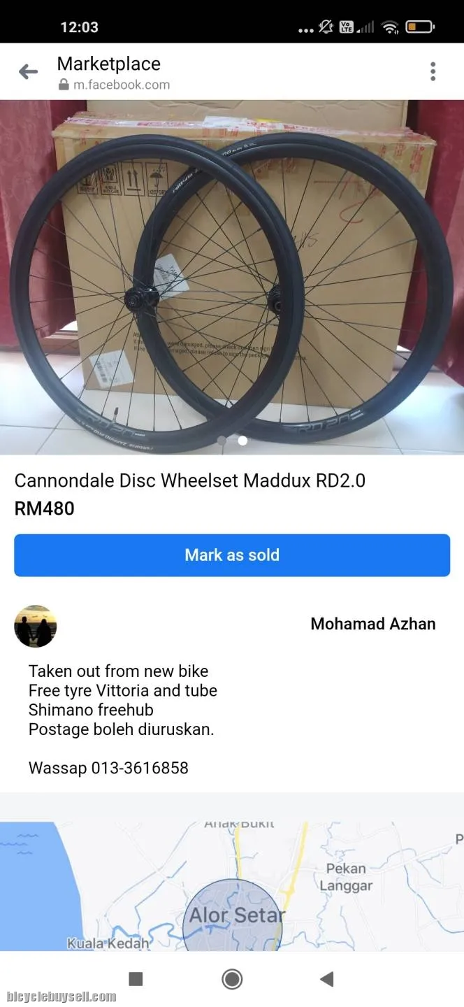 Cannondale Disc Wheelset Maddux RD2.0
