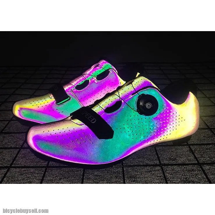 2023 SPEED cycling road shoe SPD clipped cleat zeray carbon pedal set color black galaxy