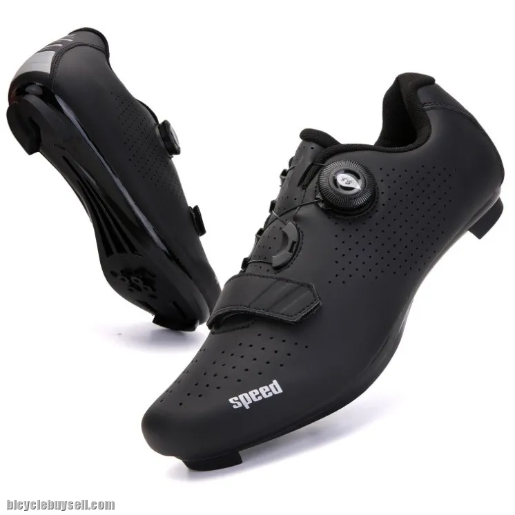 2023 SPEED cycling road shoe SPD clipped cleat zeray carbon pedal set color black galaxy