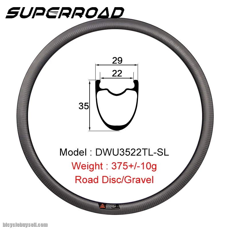 Gravel Bike Carbon Tubeless Rims