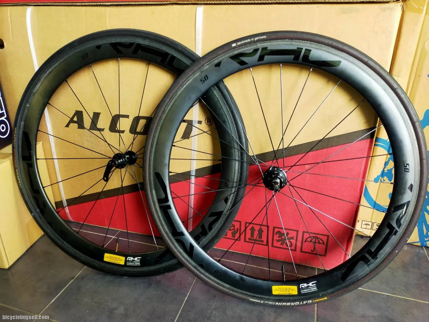 SOLD Wheelset RHC 50mm Tubular