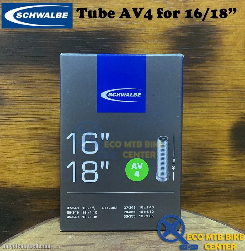 SCHWALBE Inner Tubes AV4 for 16/18"