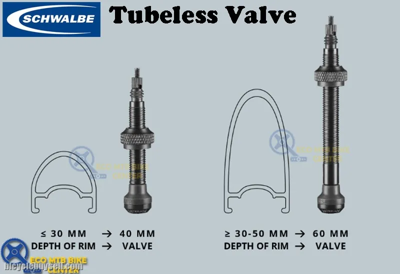 SCHWALBE Tubeless Valve 40MM / 60MM