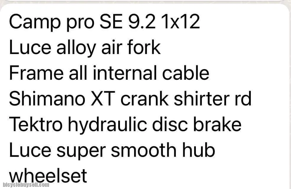 Camp Pro Se 9.2 Carbon Frame