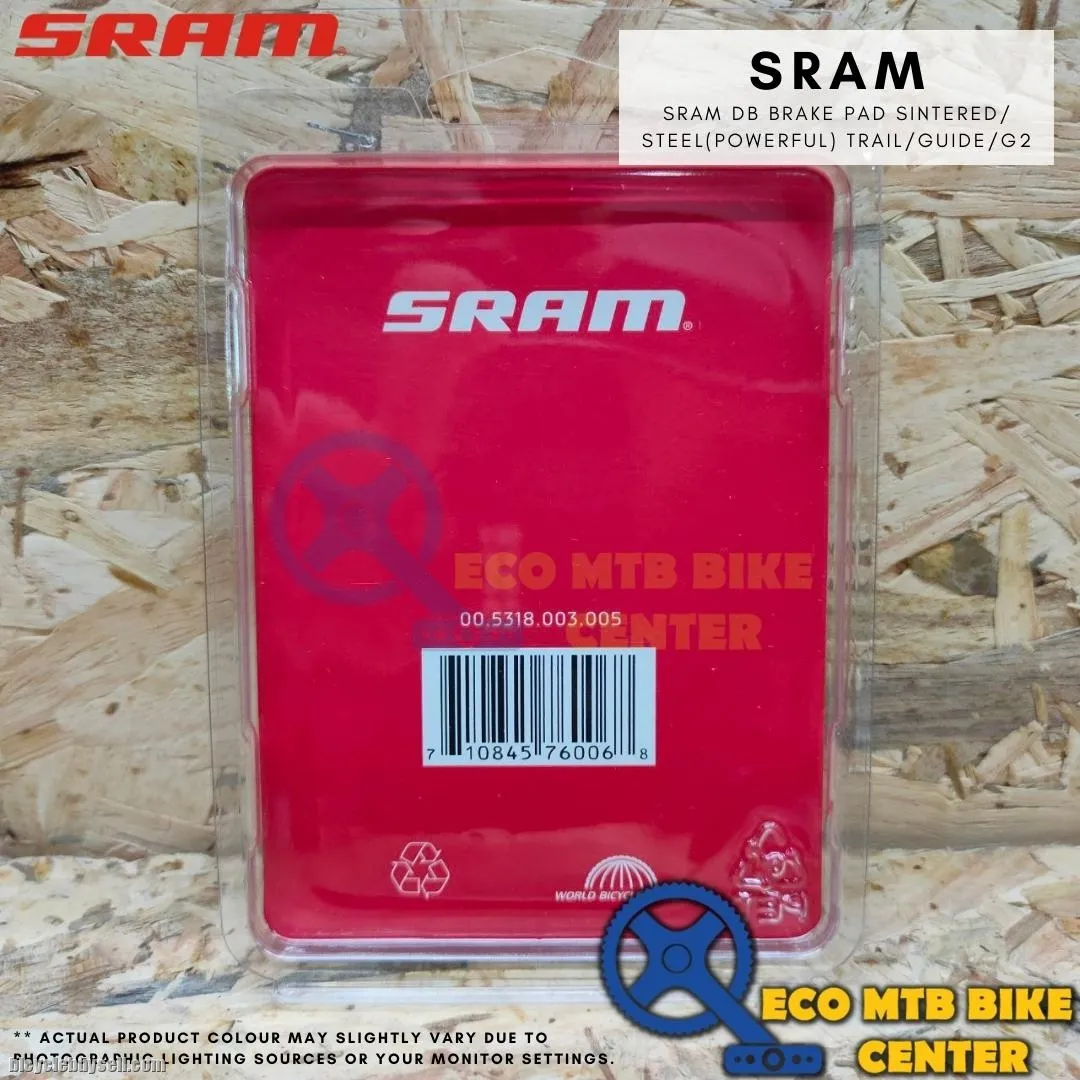 SRAM Disc Brake Pad Sintered/Steel (Powerful) Trail/Guide/G2