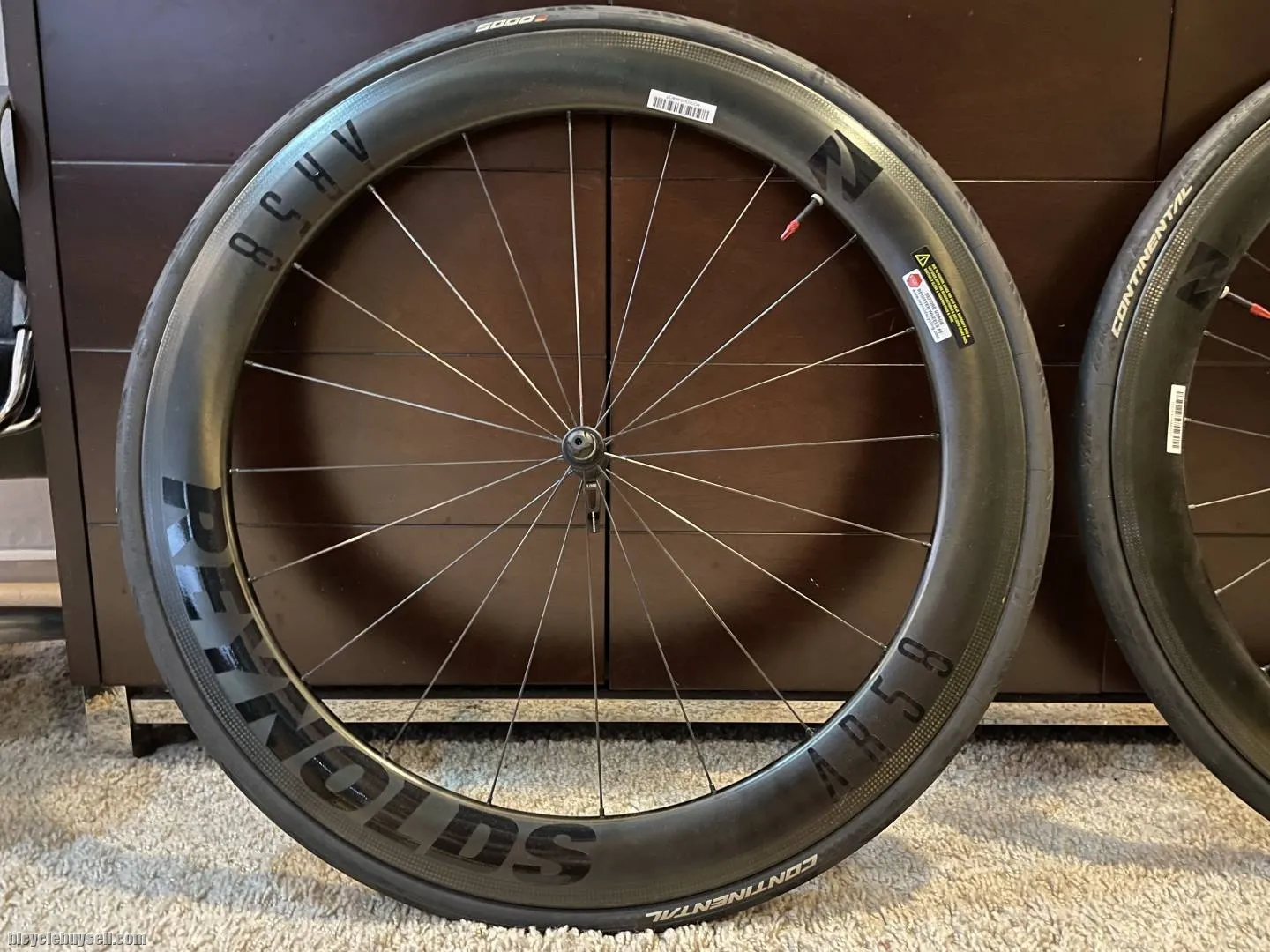[SOLD] Reynolds AR58 Carbon Wheelset Rim Brake