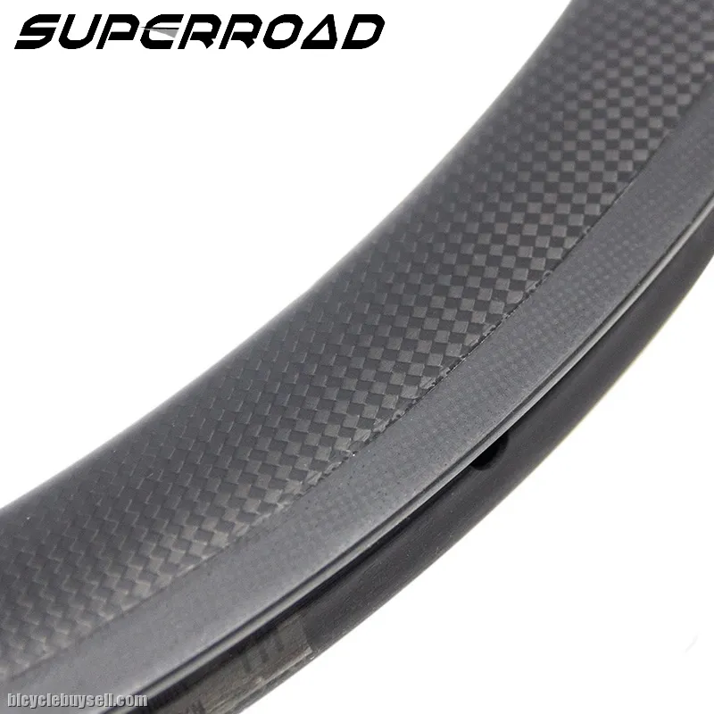 Carbon Fiber Tubular Road Bike V Brakes Rims