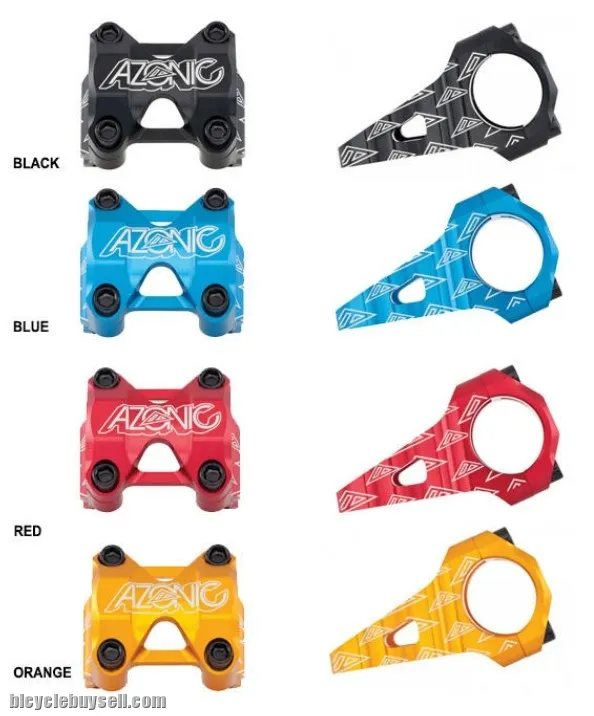 Azonic Club Direct Mount Stem, (31.8) 45-50mm - Black