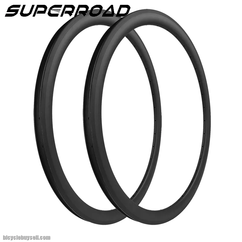 U Shape 25mm Wide 38mm Carbon Road Rims