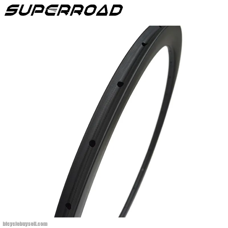 45mm Carbon Road Bike Tubular Rims 700C
