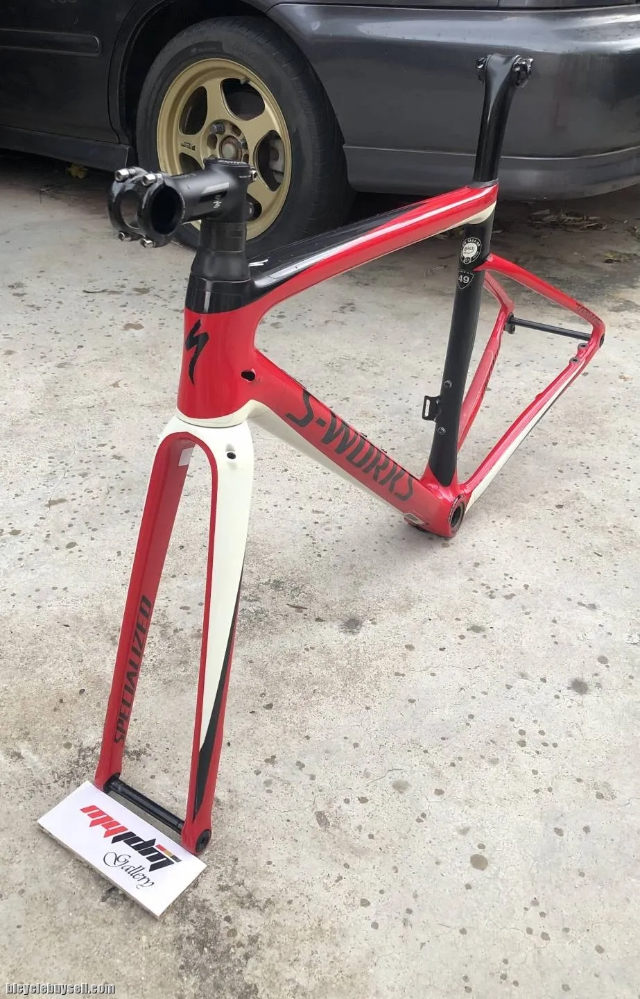 (SOLD) Frameset : Specialized S-Works SL 6 Size 49 (Disk)