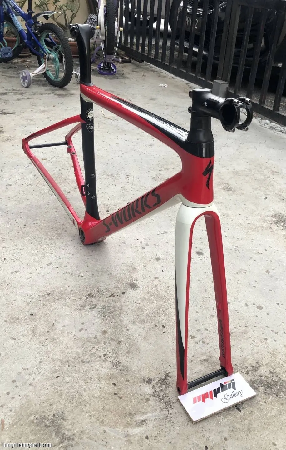 (SOLD) Frameset : Specialized S-Works SL 6 Size 49 (Disk)