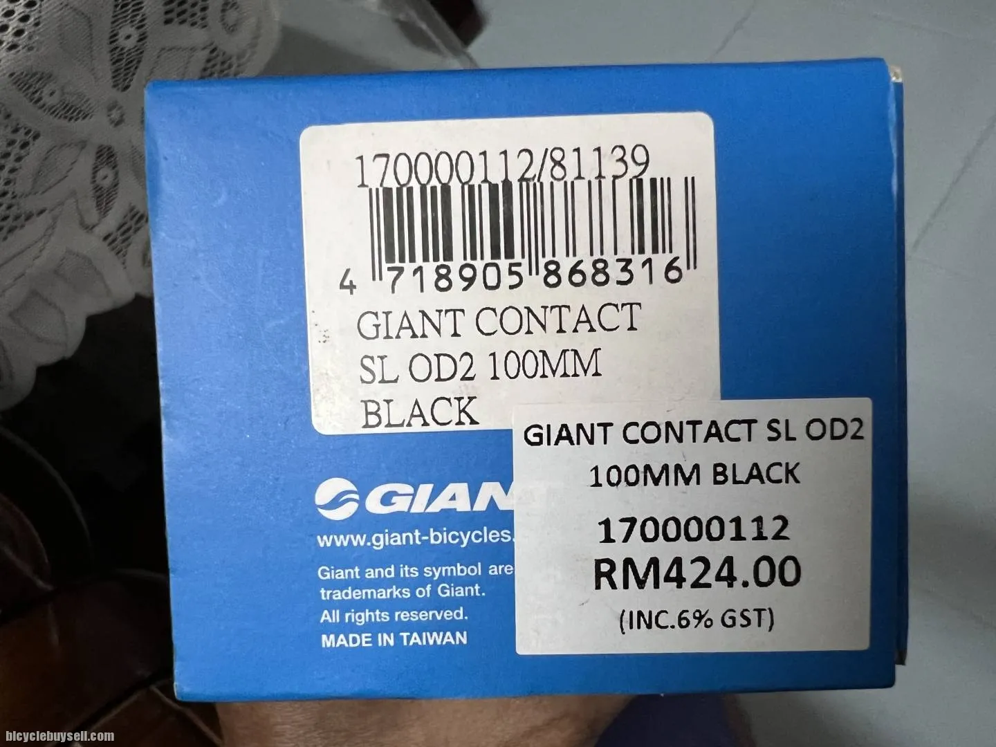 Giant Contact OD2 stem- SOLD!