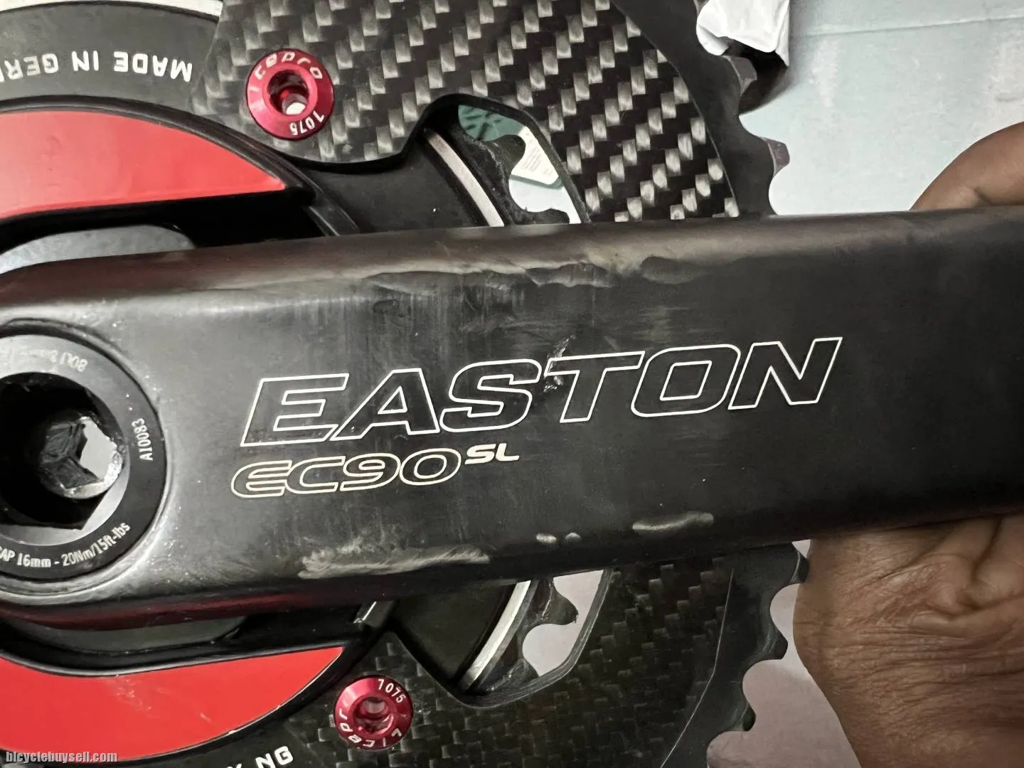 Easton Carbon Crank &amp; power 2 max power meter