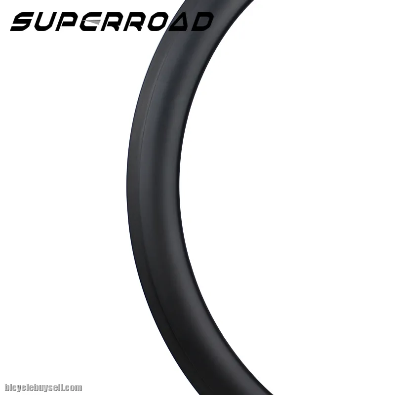 700C 45mm Carbon Rim Clincher Tubeless Bike Road Rims