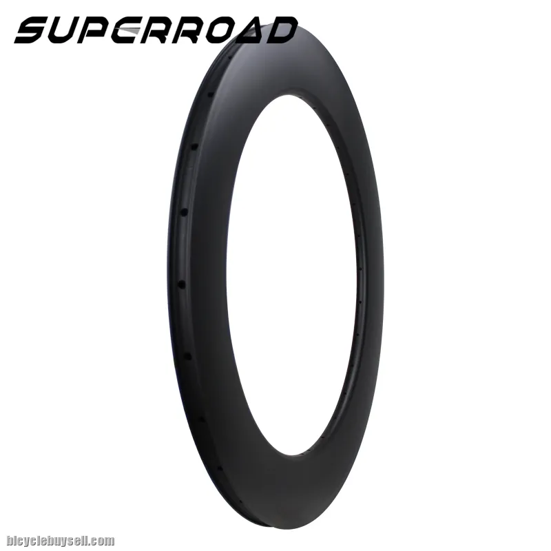 28mm Wide 80mm Carbon Road Tubeless Bicycle Rims