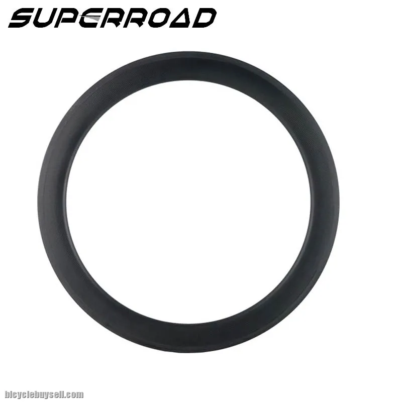 60mm Carbon Fiber Road Bike Clincher Rims 700C