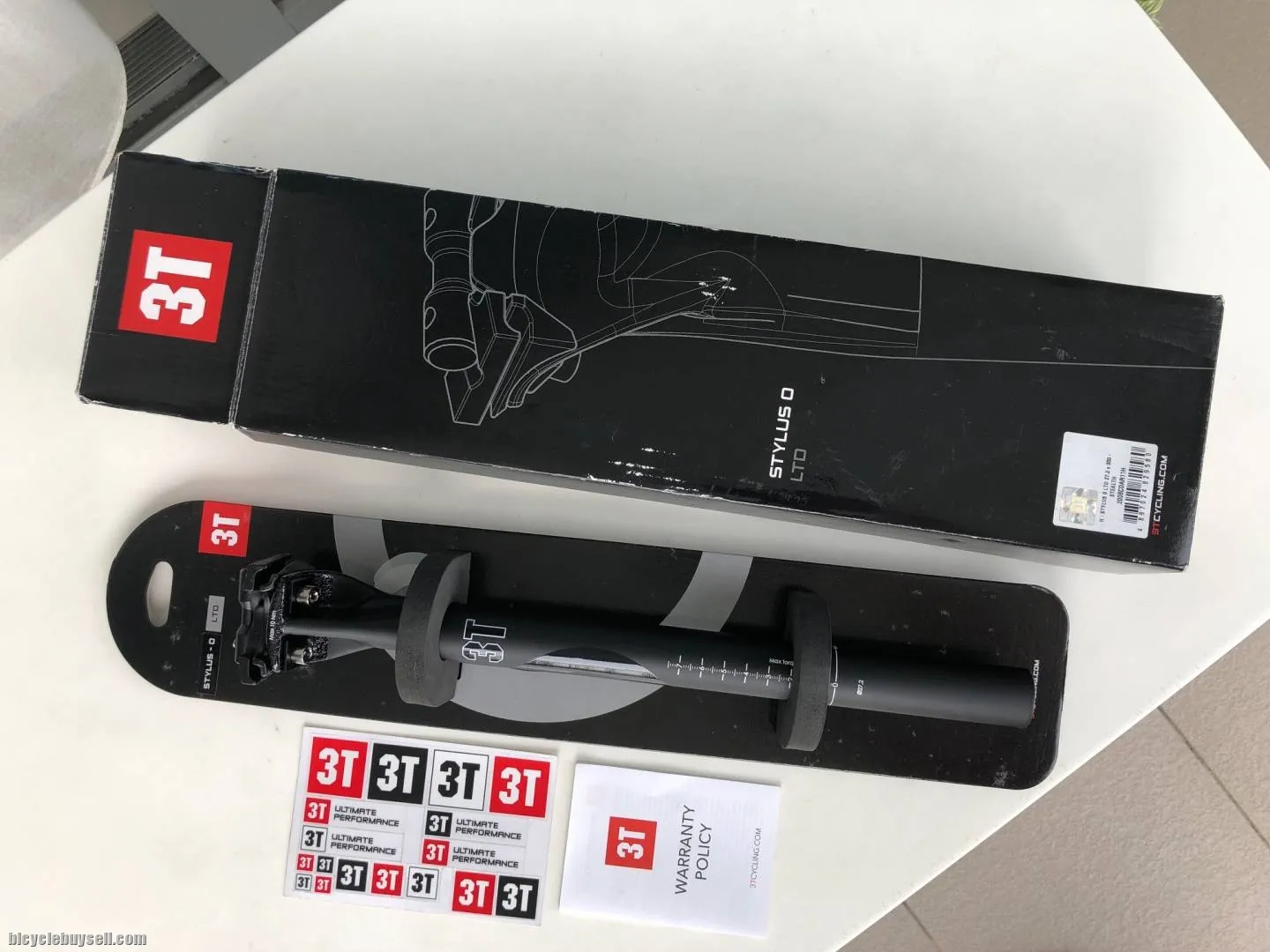 SOLD 3T Stylus 0 Ltd Stealth Seatpost