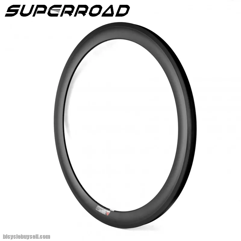 23mm Wide 50mm Deep Carbon 650c Rim Road Bike Tubular Rims