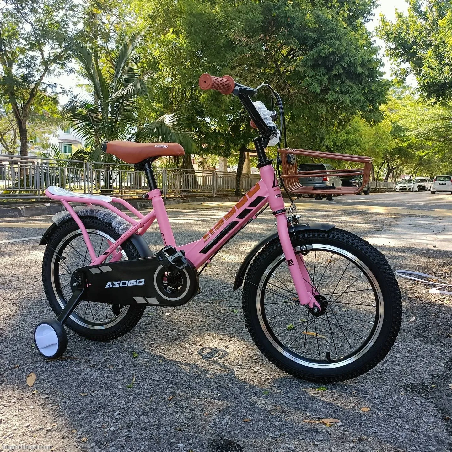 16" asogo classic kid bike basikal