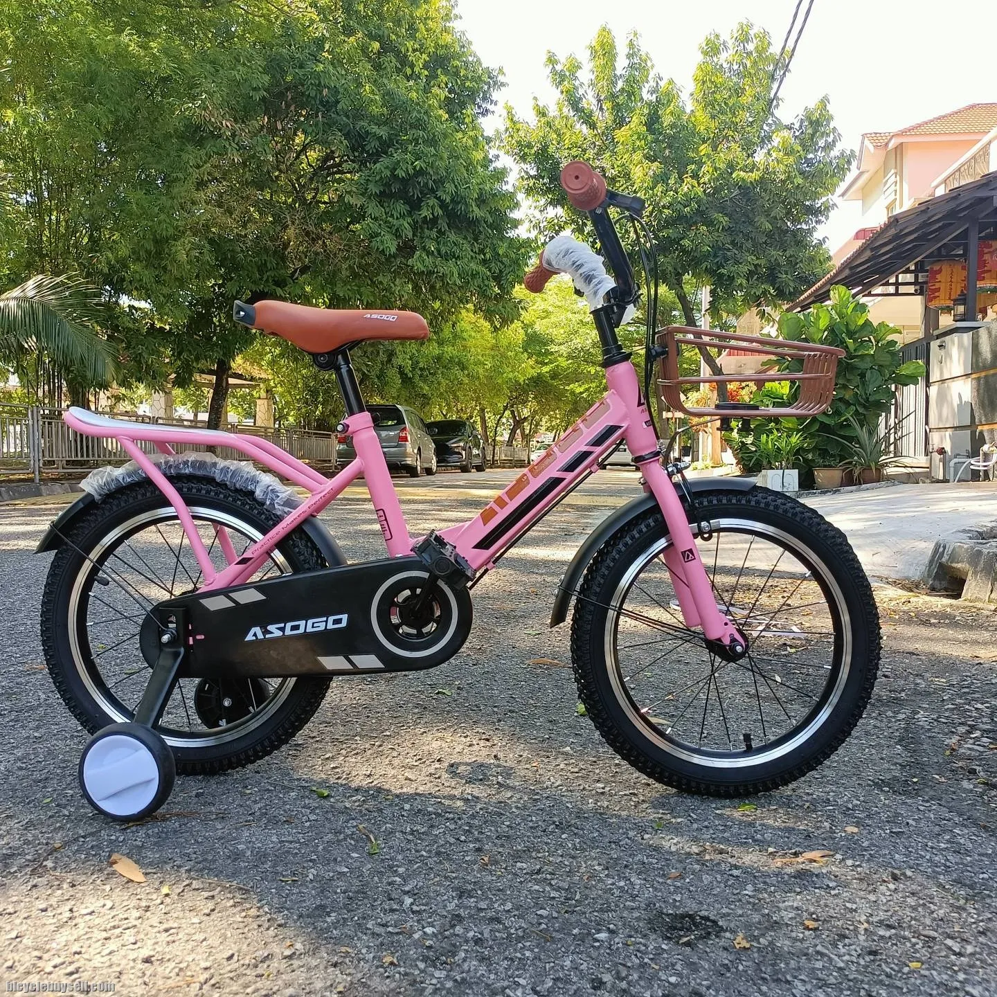 16" asogo classic kid bike basikal