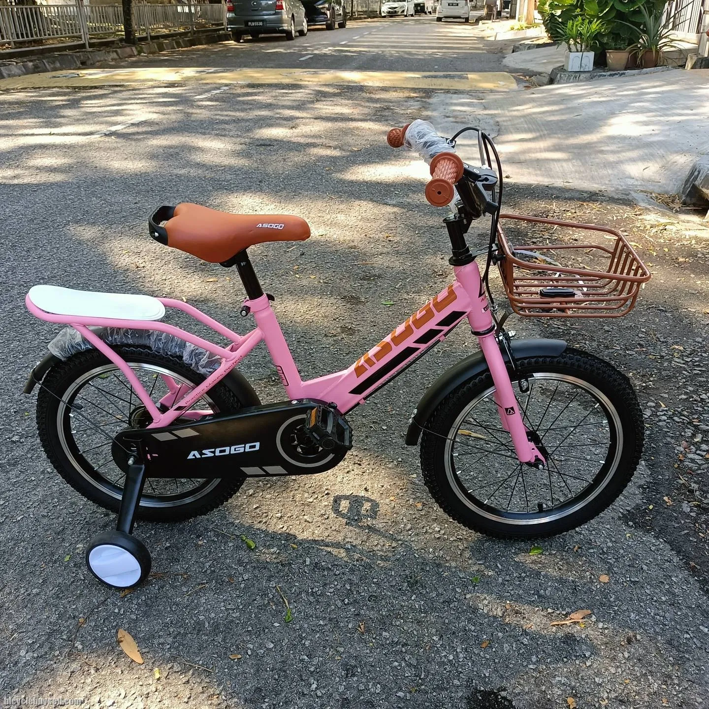 16" asogo classic kid bike basikal