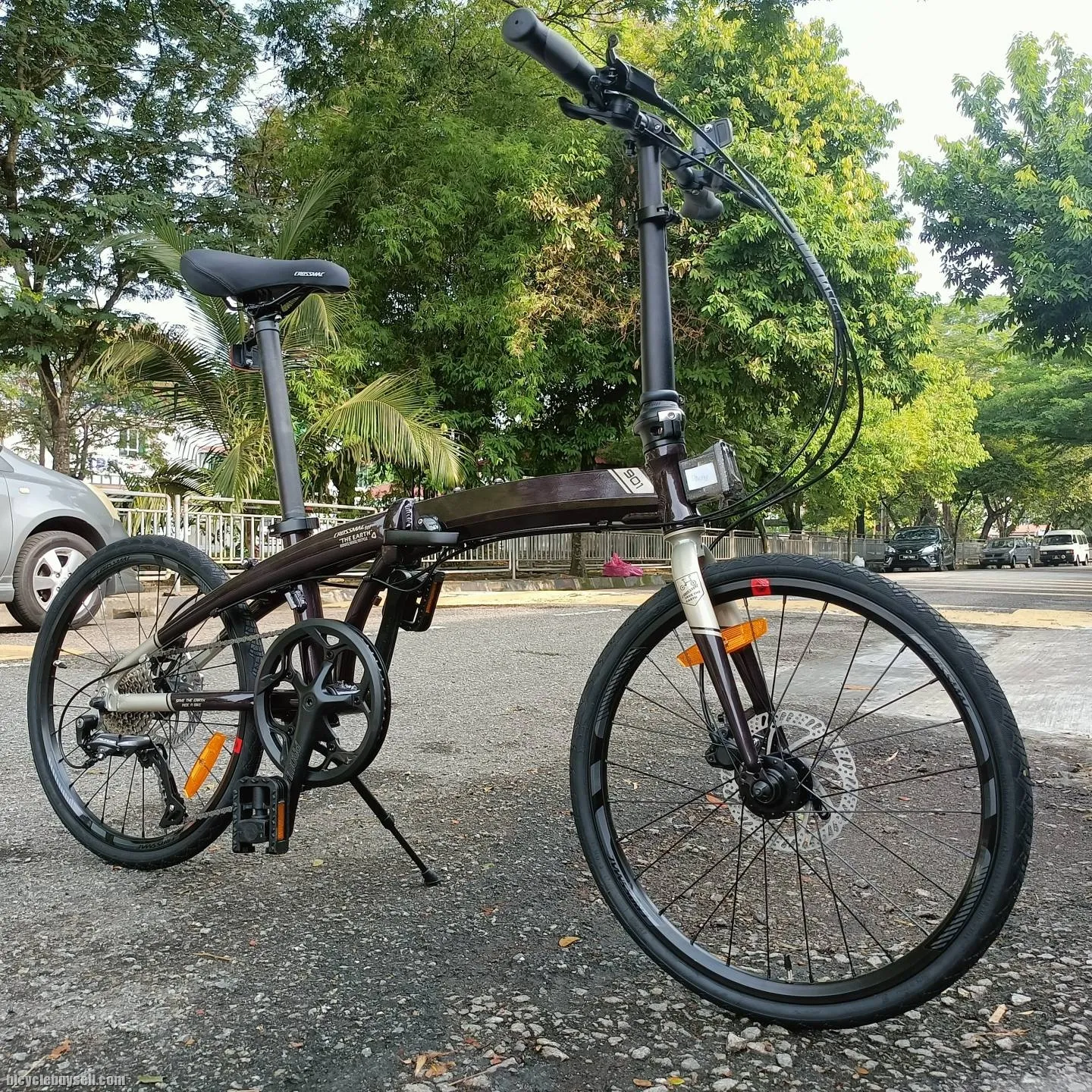 20â€ 451 Crossmac haagen 901 folding bike 9sp bike