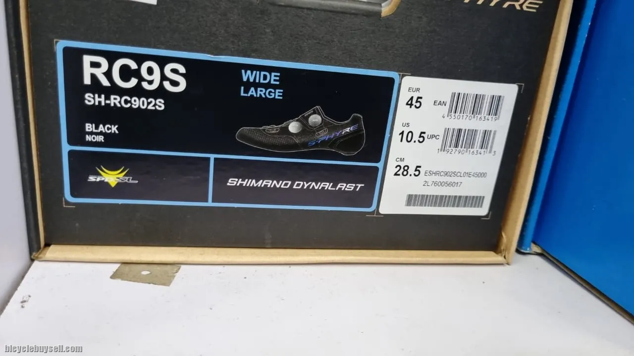Shimano SH-RC9S (46) Wide (Black) 2023 Brand New !!