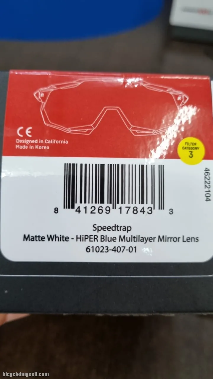 100% Percent - Speedtrap (HIPER Blue Multilayer Lens) 2023 (Brand New) Original !!