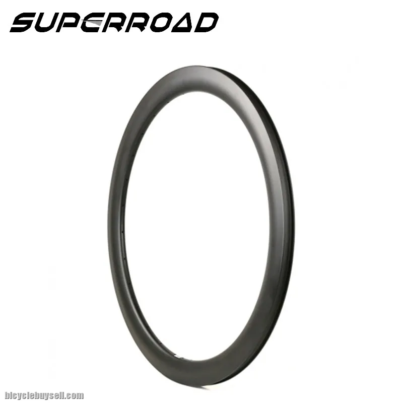 45mm Carbon Disc Brake Road Bike Gravel Tubeless Cyclocross Rims 700C