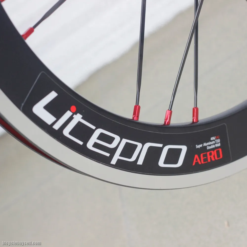Litepro S42 406/451 Folding Bike Wheelset highprofile