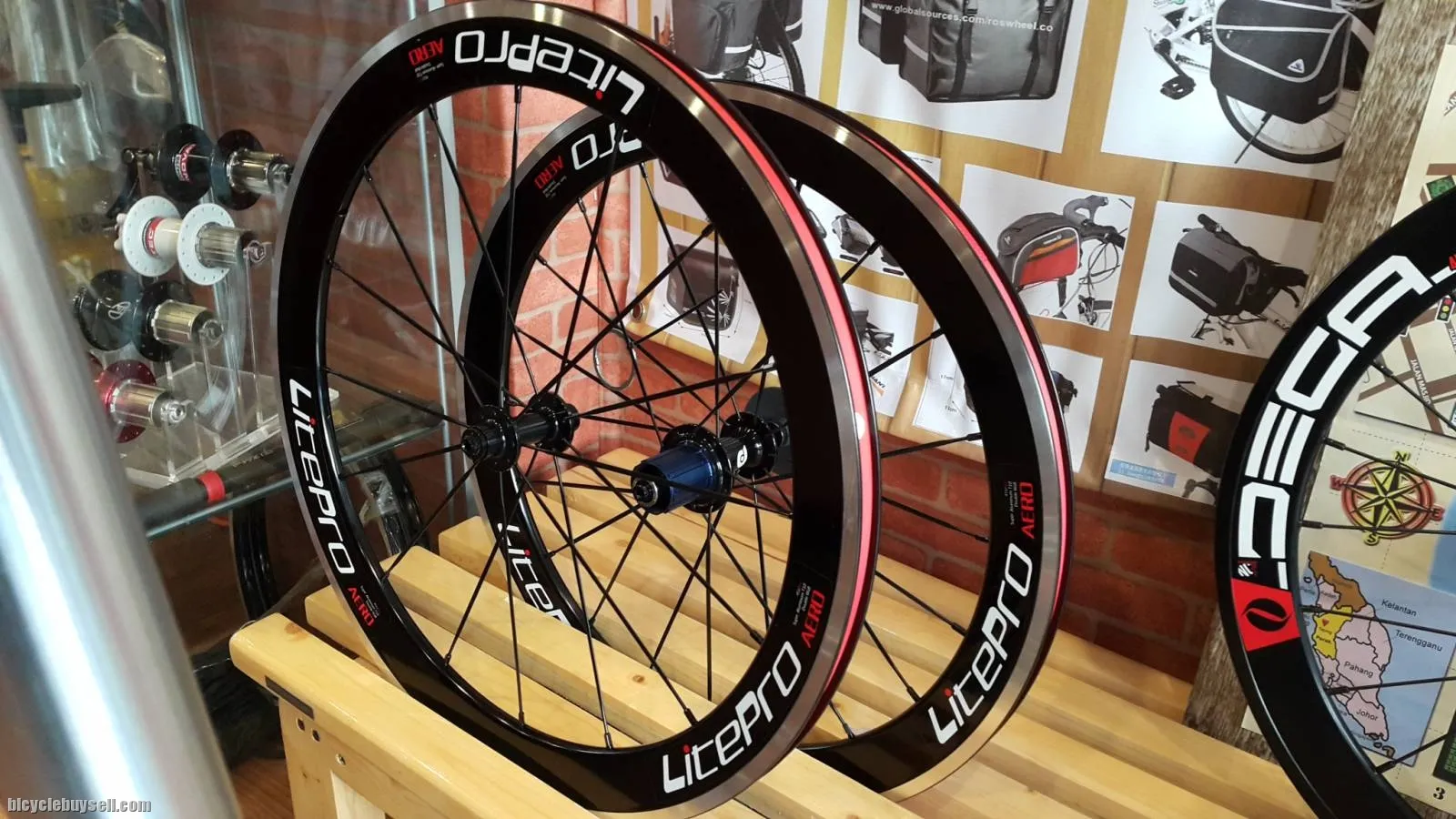 Litepro S42 406/451 Folding Bike Wheelset highprofile