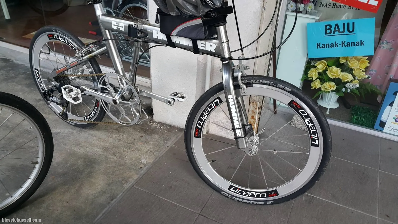 Litepro S42 406/451 Folding Bike Wheelset highprofile