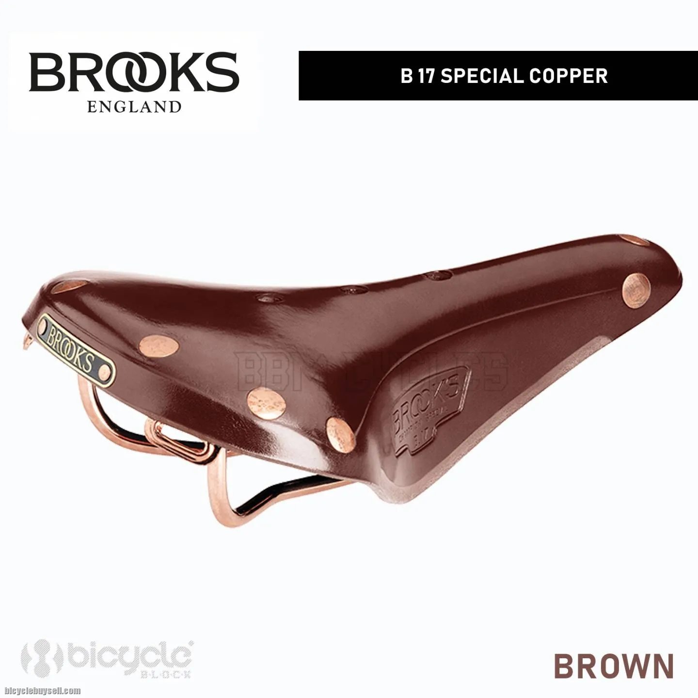 BROOKS B17 SPECIAL COPPER LEATHER SADDLE MADE IN ENGLAND TOURING COMMUTING LONG DISTANCE