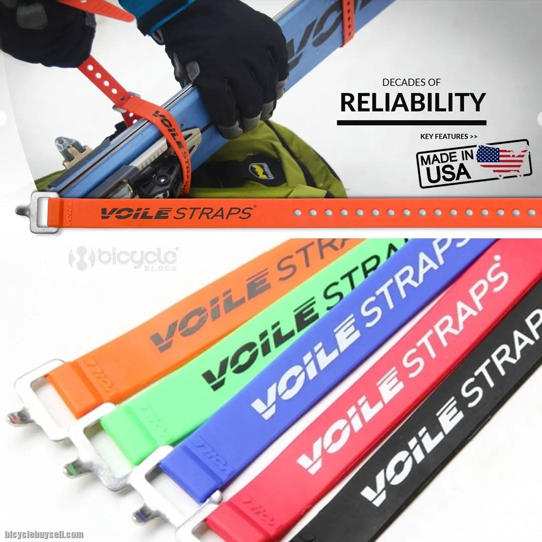VOILE STRAPS STANDARD SERIES 15" 20" 25" ALUMINIUM BUCKLE ONE STRAPS A MILLION USES MADE IN USA