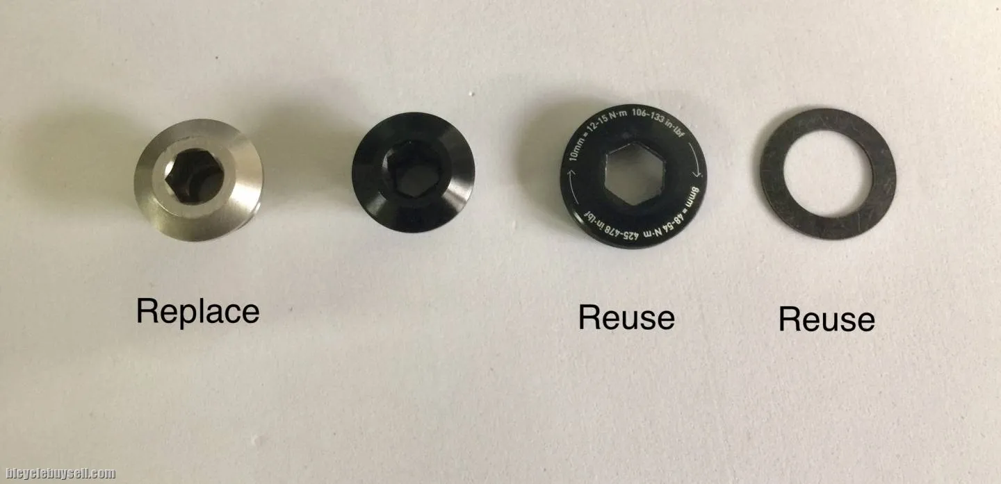 MAX Stainless Steel DUB M18/M30 Crank Bolt - Anti Rust / Anti Corrosion